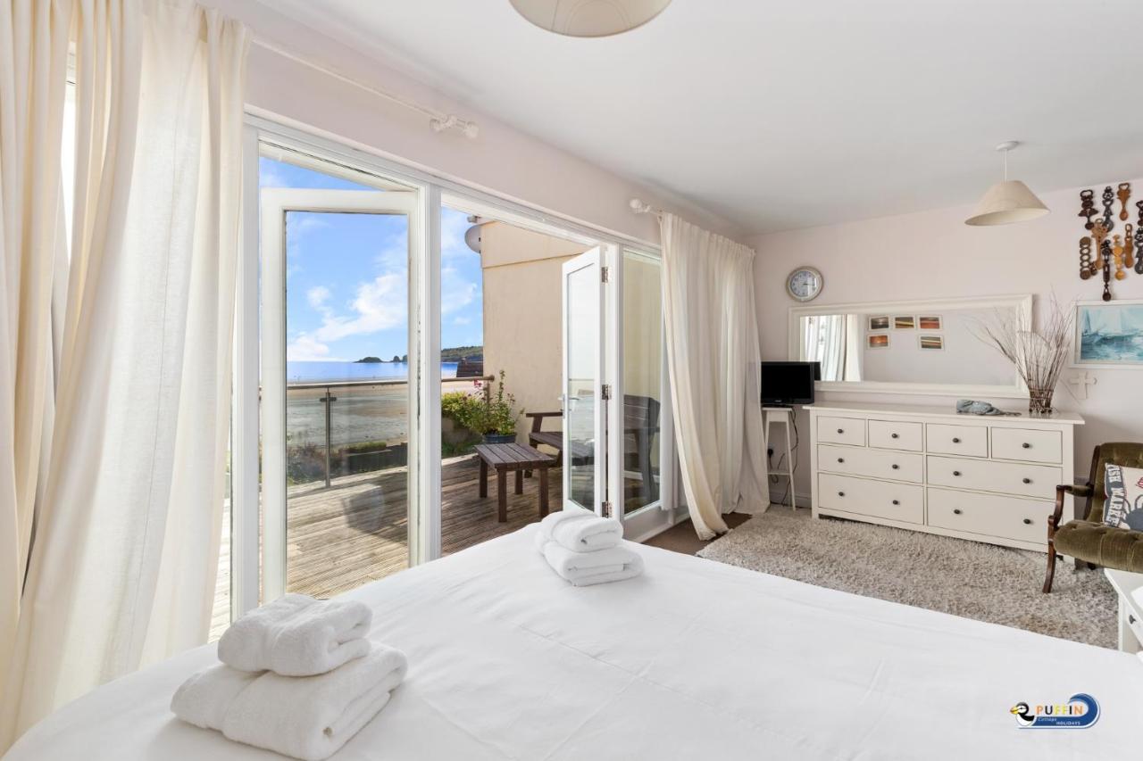 Kilmore - Beach Front House, Direct Beach Access, Spectacular Sea Views Saundersfoot Exterior foto